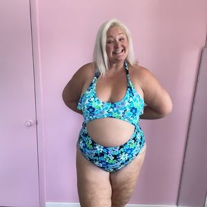 Plus size Multi color monokini
